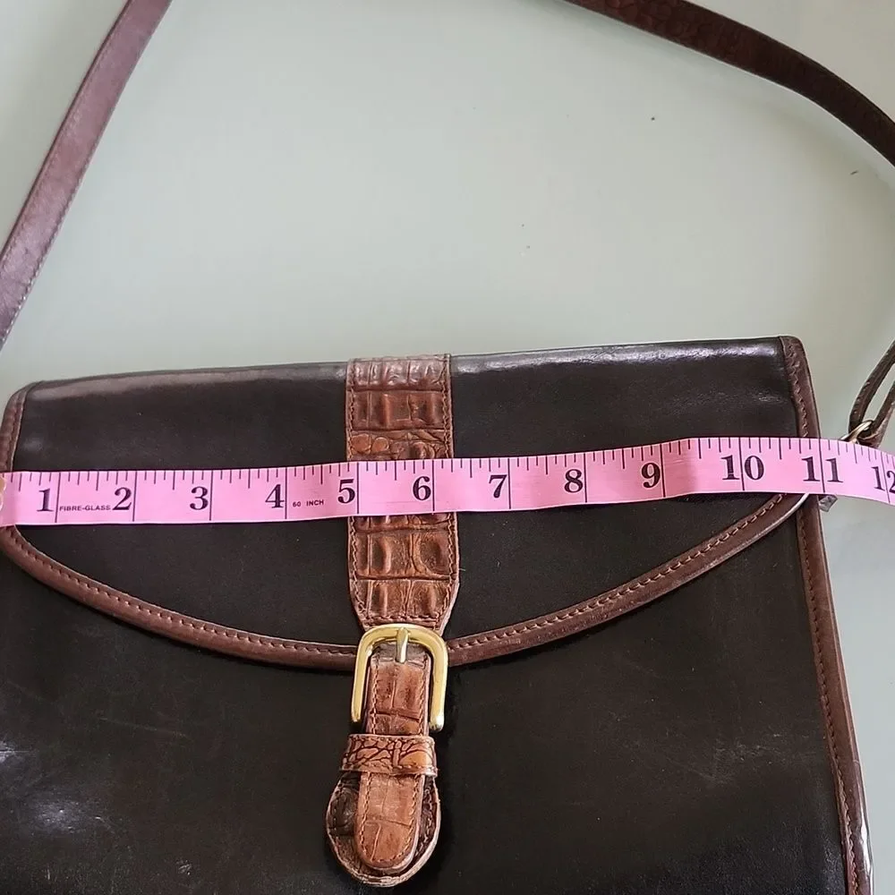 Brahmin Tuscany Vintage Americana Y2K Leather Bag In Excellent Condition